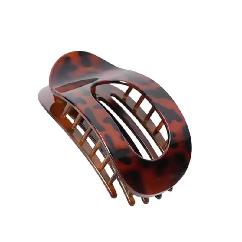 Neue Elegante Matte Acryl Abgerundete Entenschnabel Haarspangen Damen Mode Einfarbig Kunststoff Haarnadel Haaraccessoires