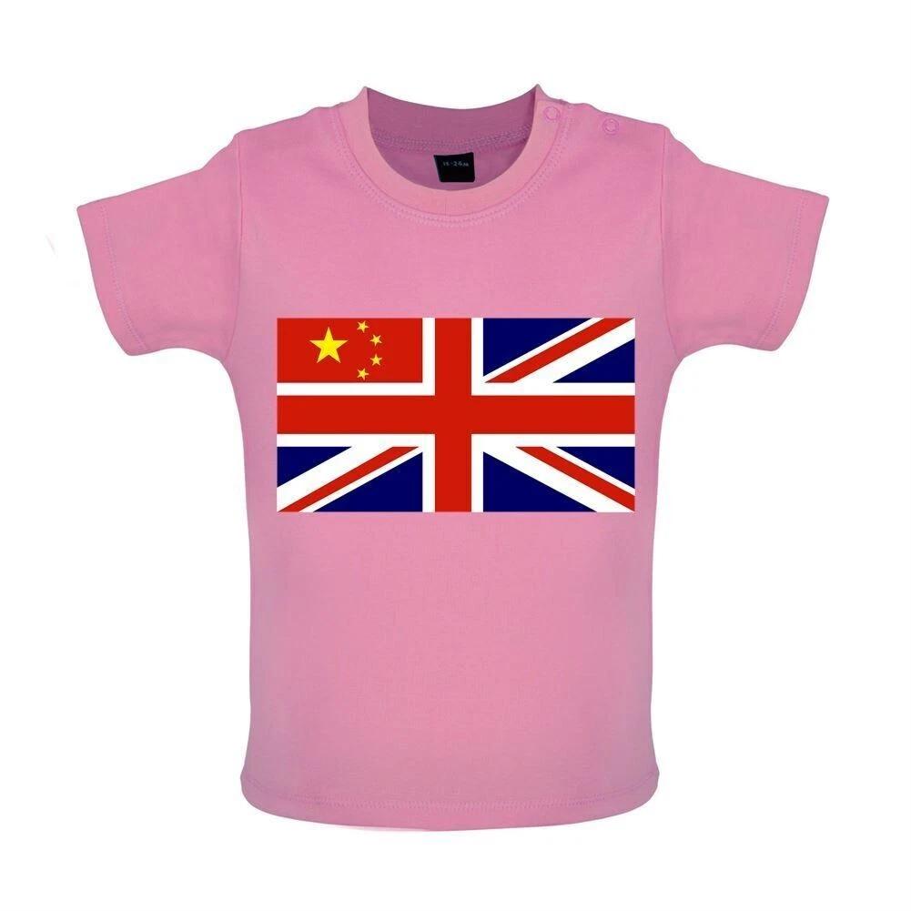 

Флаг Китая Union Jack - Детская Футболка / Боди для Малышей Мальчиков Девочек Унисекс - Любовь к Городу Пекин, Китай 160