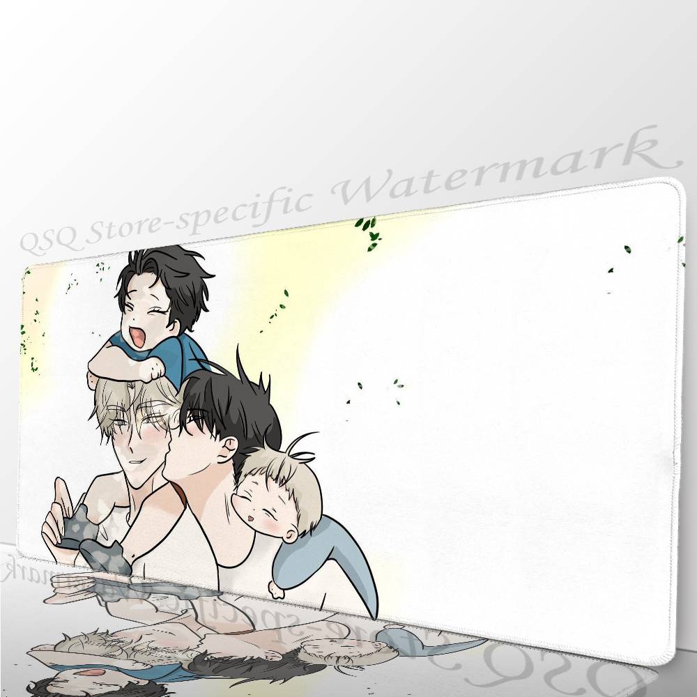 Manga L-Low Tide In Twilight Mousepad Non-slip Suitable For Office Computers Laptops E-sports Game Desk Mats XXL Keyboard
