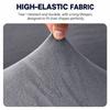 Short Size Velvet Chair Cover Stretchable Fabric Elastic Seat Cover Short Back Chair Cover  Bar
