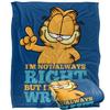 Garfield Never Ever Wrong Silky Supersoft Blanket