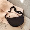 Nylon Crossbody Bag Women's Trendy Dumpling Bag Lightweight Small Shoulder Bag Underarm Bag Versatile Single Shoulder Canvas Bag