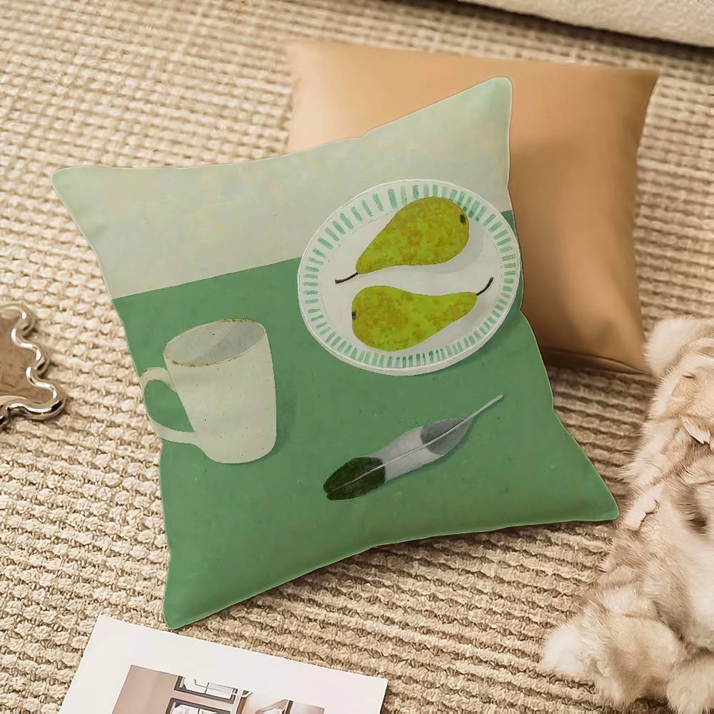 

Colorful Quiet beauty Pillow Case Anti-dustmite Invisible zipper Sofa Bed 12x12Inch