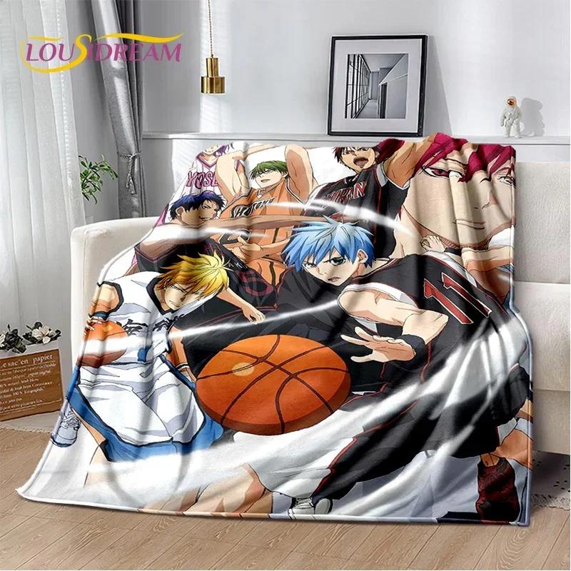 Animacinis Kuroko krepšinio anime pledas, minkštas apklotas namams, miegamajam, lovai, sofai, iškylai, kelionėms, biurui, vaikams