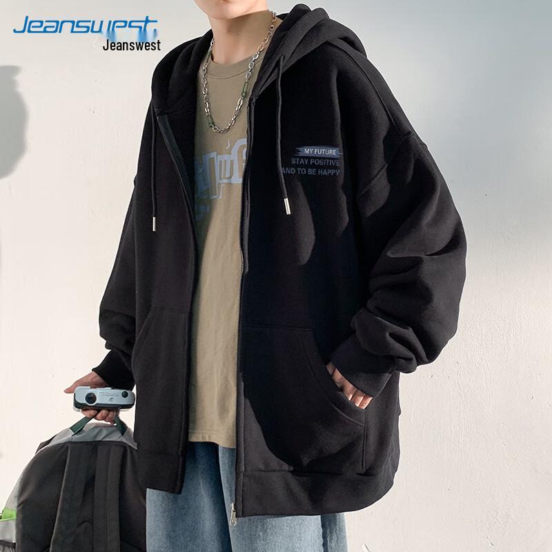 

Jeanswest Men s Hooded Zippered Sweatshirt 4XL