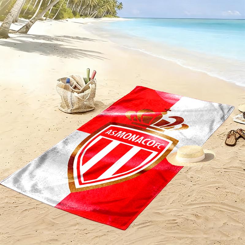 AS Monaco F Print Beach Towel, Large Soft Quick Dry Towel for Beach Camping Swimming