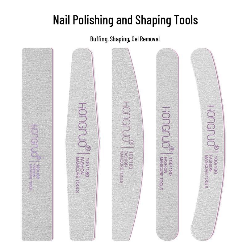 

Purple Core Nail Art Buffer & Grey Nail Shaping File