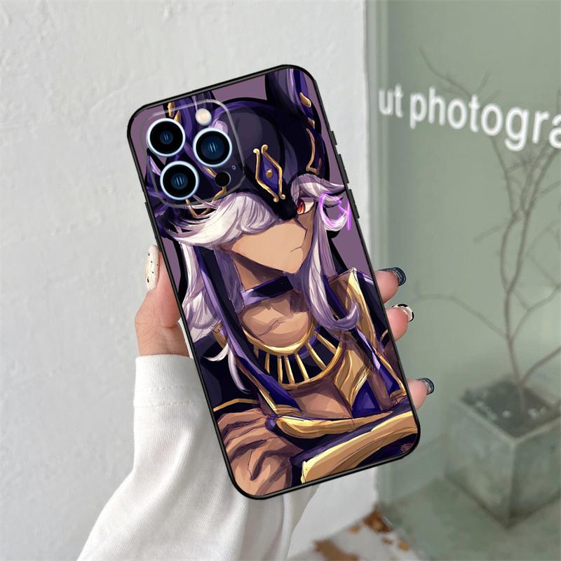 Genshin Impact Cyno Case For iPhone 16 15 11 12 13 14 Pro Max Plus XS X XR 12 13 Mini Back Cover