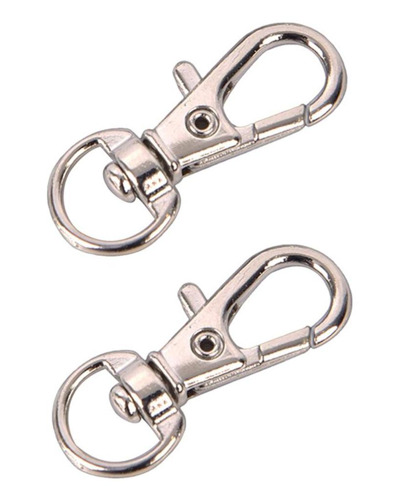 10Pcs Mini Aluminum Alloy Keychain To Make Spring Clip Hook Carabiner
