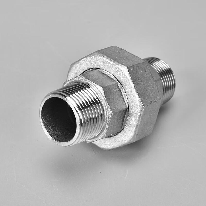 Brangdy 304 Stainless Steel Double Thread Water Pipe Connector