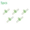 Fishing Bait Hook Fixer High Elasticity Silicone 5Pcs/Bag Fadeless Lightweight for Long Term Fishing Gear Storage