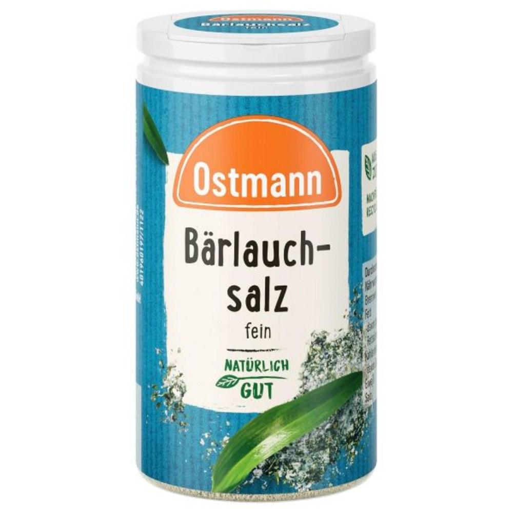 Ostmann Spices - Wild Garlic Salt Ideal for savory vegetable or meat dishes Recyclable refillable shaker 65g 1 pcs