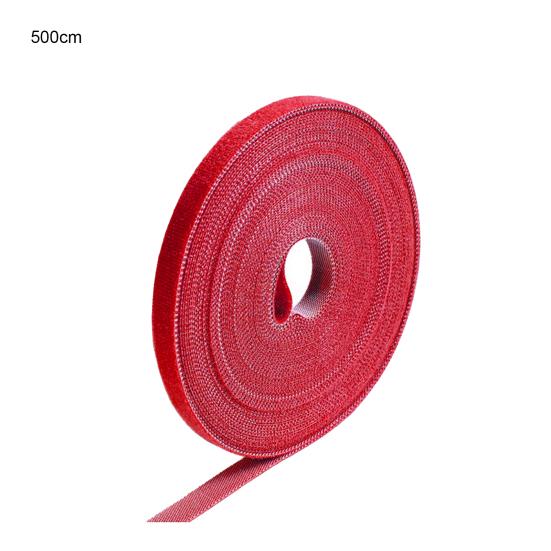 1 Roll Reusable Plant Tape Easy Use Multi-color Cuttable Multifunctional Data Cable Strap for Garden