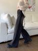 Denim Pants For Women With High Waist And Wide Leg For Casual Springwear
