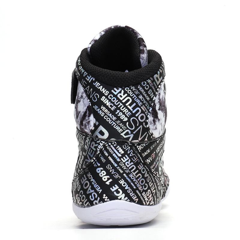 Męskie Graffiti Wysokie Trampki Bokserskie - Edycja Wiosna/Lato