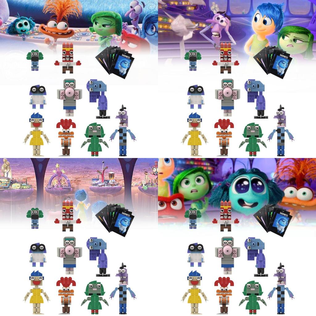 Cross-border Mind Toys Building Blocks Set Featuring 9 Agent Team Figures For Movie Fans