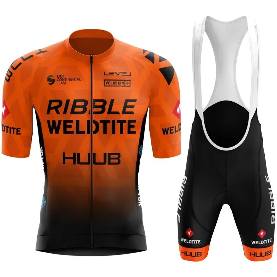 Cycling Equipment Men's Mtb Clothing Jersey  Clothes Sports Set Tricuta Pro 2022 Professional Shirt Bib Pants Gel