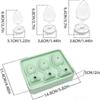 Prank Butt Plug Shaped Ices Cubes Trays, Silicone Mold For Diy Cake Chocolate Candyc