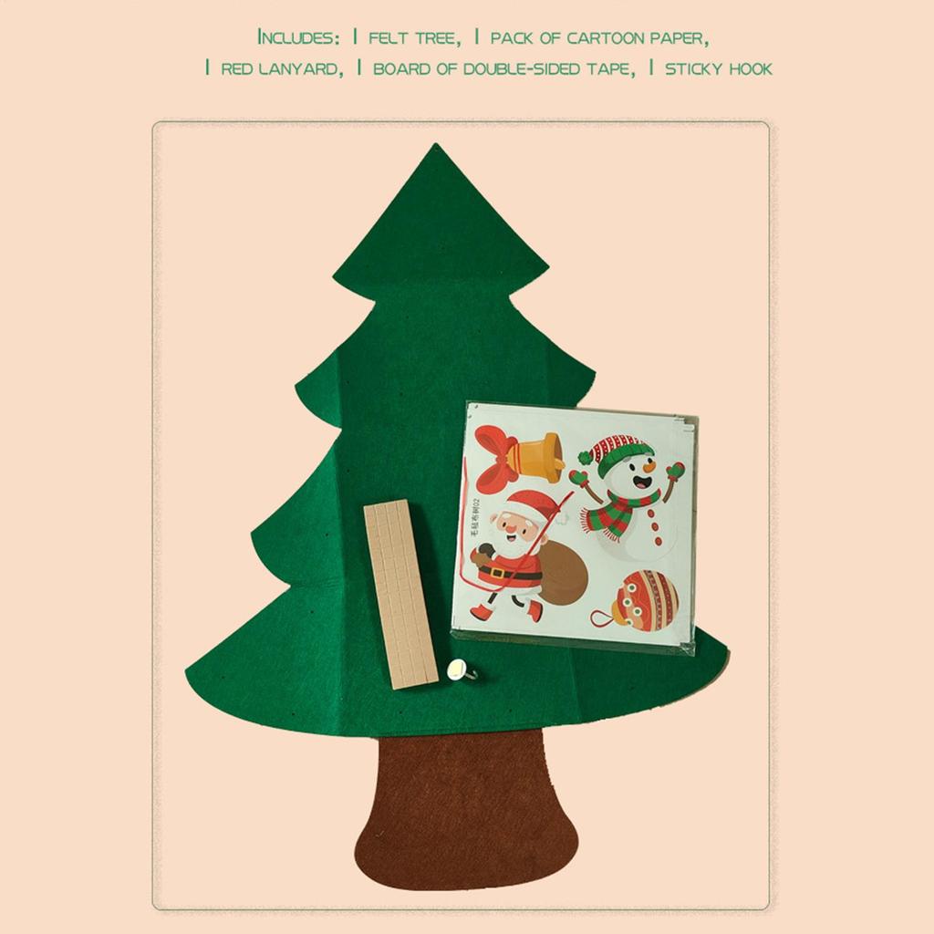 Toddler Christmas Tree With 9.8ft LED Light String Decoration Children's Christmas Tree For Bedroom Nursery Outdoor Indoor