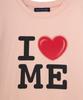 SALON DE YOHN I Love Me Crop T_ Pink