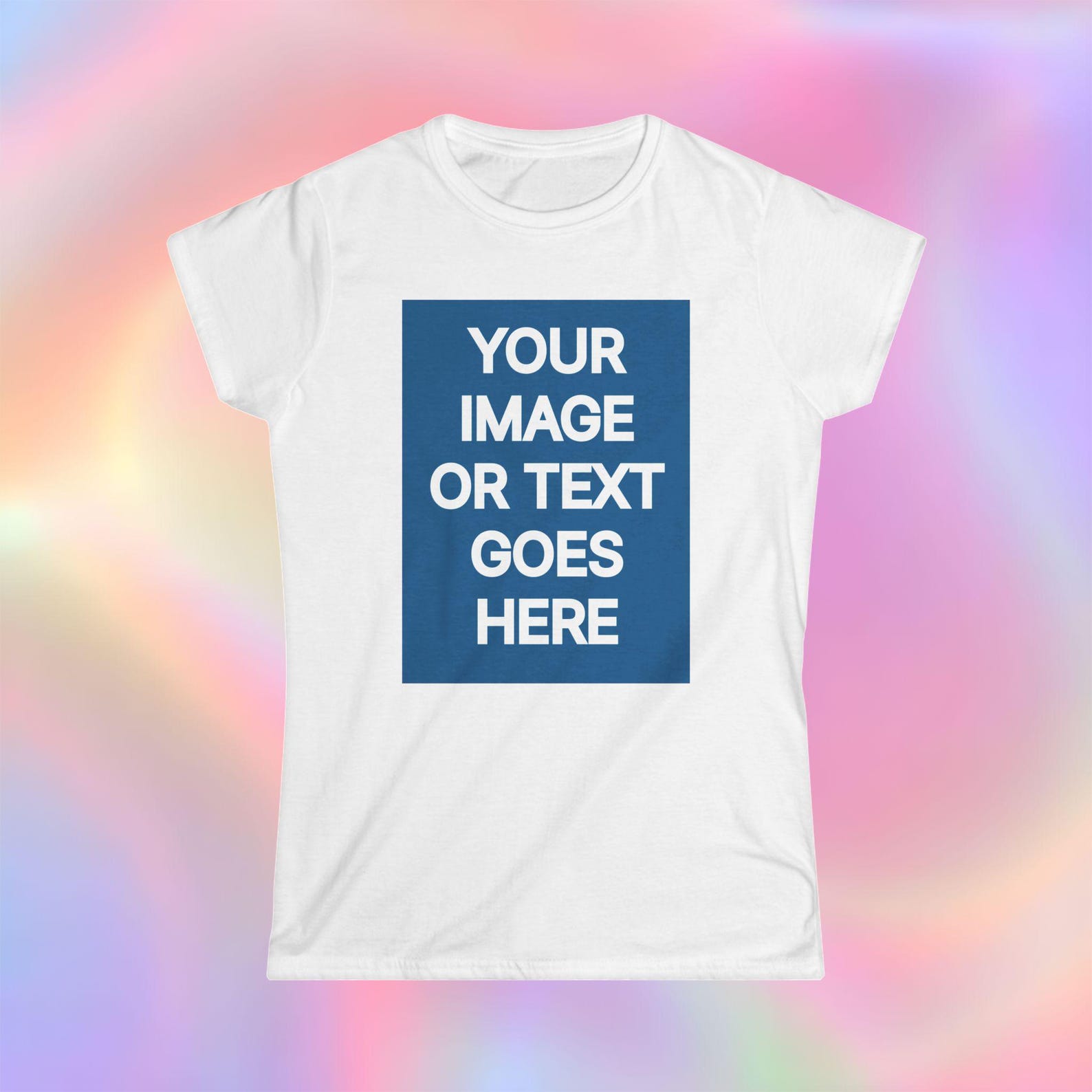 Custom Photo or Text Tee | Women s T shirt M