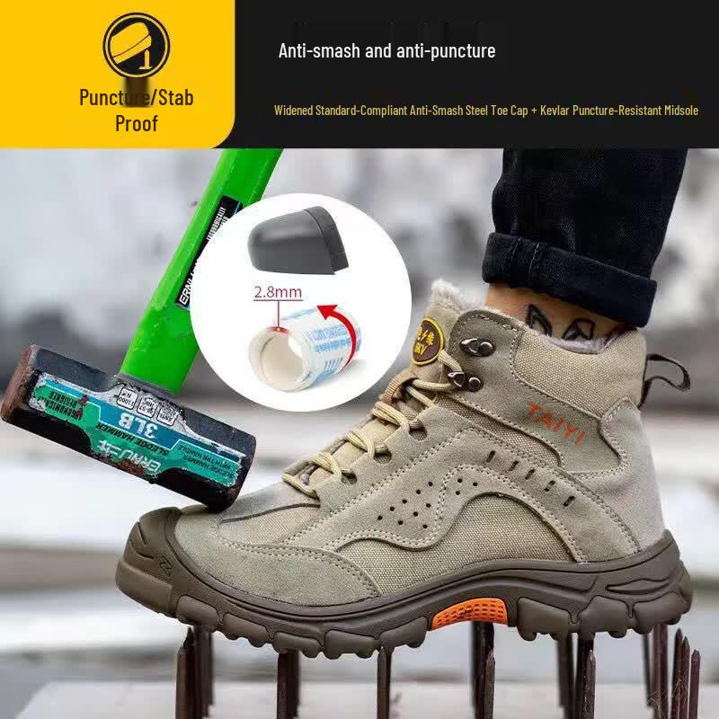Yao Wang 6KV Insulated Fleece-Lined Work Safety Boots 39