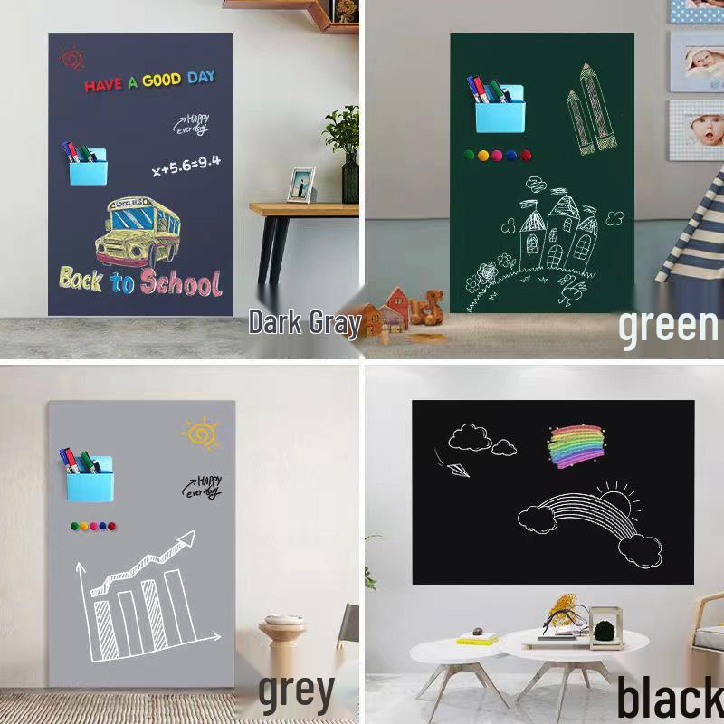 Magnetic Erasable Whiteboard Wall Sticker - Self-Adhesive & Removable, No Wall Damage