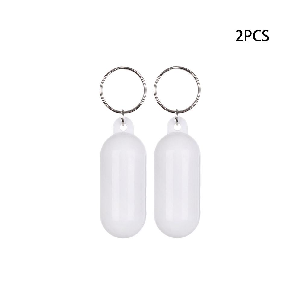 

2pcs Keys Buckle Marine Sailing Boat Float Canal Keychain Kayak Keyring Fender Buoyant Holder Floating Key Ring Decoration белый