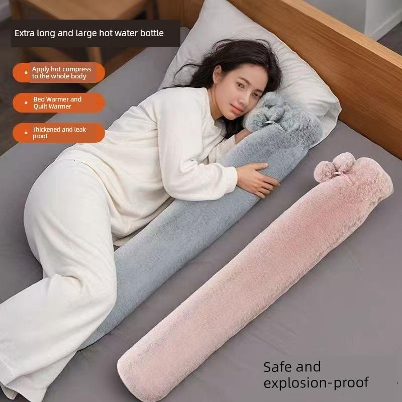 Lengthened Hot Water Bag, Long-Strip Hot Water Bag, Long Thickened Explosion-Proof