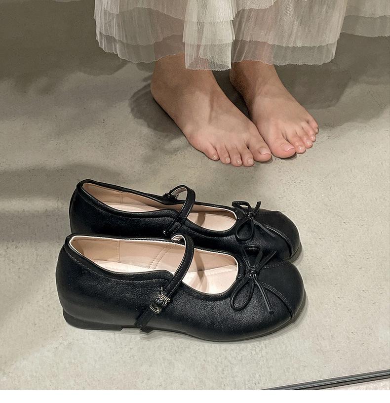 Fashion Ladies Women Flats Shoes Mary Jane Designer New Style Butterfly Knot Flats Temperament Daily Dress Up Soft Soled Women Flats