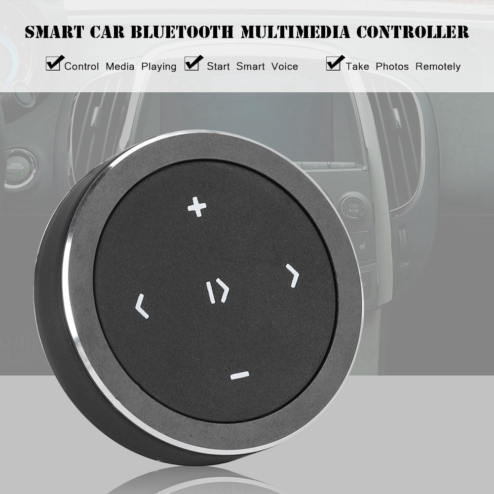 Car Bluetooth Controller Steering Wheel Bluetooth 4.0 Media Remote Control Cellphone Tablet