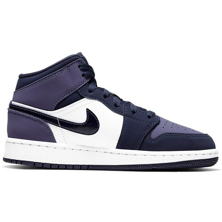 (GS) Air Jordan 1 Mid 'Sanded Purple' Kids' 554725-445