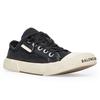 Paris Low Top Sneakers 'Black Destroyed Cotton And White Rubber' 688754W3RC21090