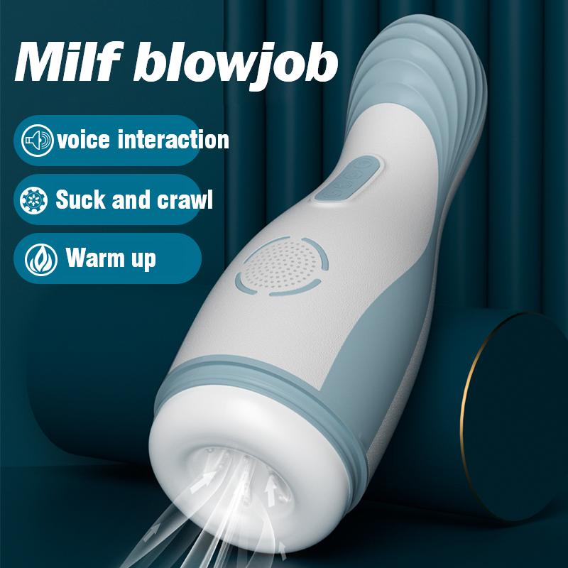 New Pinch Automatic Blowjob Sucking Masturbators For Men Vagina Vibrator Male Masturbation Cup Pussy Pocket Heated Adult Sex Store 18