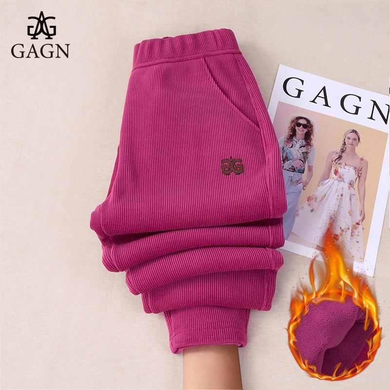 

Pitaya Plus Velvet Thickened Women s Winter Cotton Harem Sweatpants - Soft, Warm, Loose, Slimming Carrot Pants 2XL