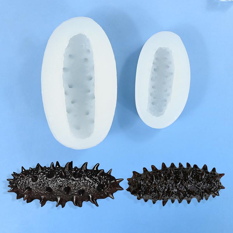 3D Simulate Abalone/Sea Cucumber Fondant Silicone Mold Jelly Chocolate Mould Diy Clay Candle Molds Cake Decorating Tool Bakeware