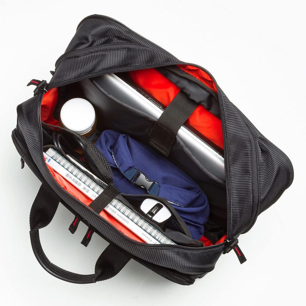 Sanwa Supply Gusset Expansion PC Bag Inch Wide (15.6 Black) BAG-W4BK