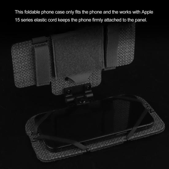 Foldable Hunting Vest Phone Holder Plate Carrier for iPhone 15 Mobile Universal
