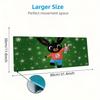 Bing Large Size Mouse Pad Large Gaming Table Cushion Non-slip Laptop Tablet Big Mousepad XXL Mat Mini PC Playmat With Lock Edge