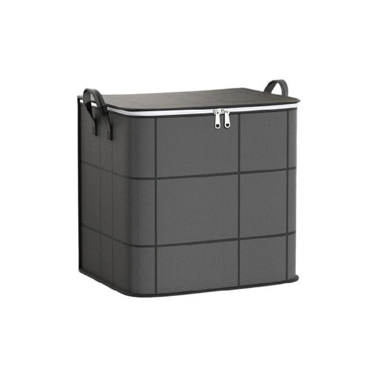 Bedroom Storage Bag Soft Fabric Closet Case for Bedding and Sweaters with Dust Cover and Full Opening Access Indoors