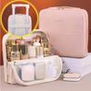 New High-end Cosmetic Bags Waterproof Large Capacity Compartmentalized Storage Bags Portable Magnetic Clasp Can Hung Travel Bags