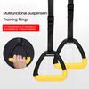 Gymnastic Rings with Adjustable Straps Gym Rings Non-Slip Pull Up Exercise Rings for Home Exercise Workout Fitness Training