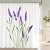 Flowers Butterfly Shower Curtain Fantasy Art Rose Floral Girls Waterproof Fabric Bathroom Curtain Room Decor Curtains With Hooks
