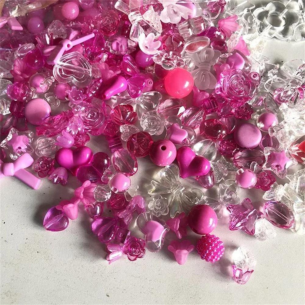 Mixed Series Beads Originality Beautiful Colorful Diy Mobile Phone Chain Bracelet Girl Cute Hand-woven Beads Jewelry Accessories