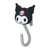 Sanrio set of ABS 743321 S-shaped hooks, 3, Kuromi, resin,
