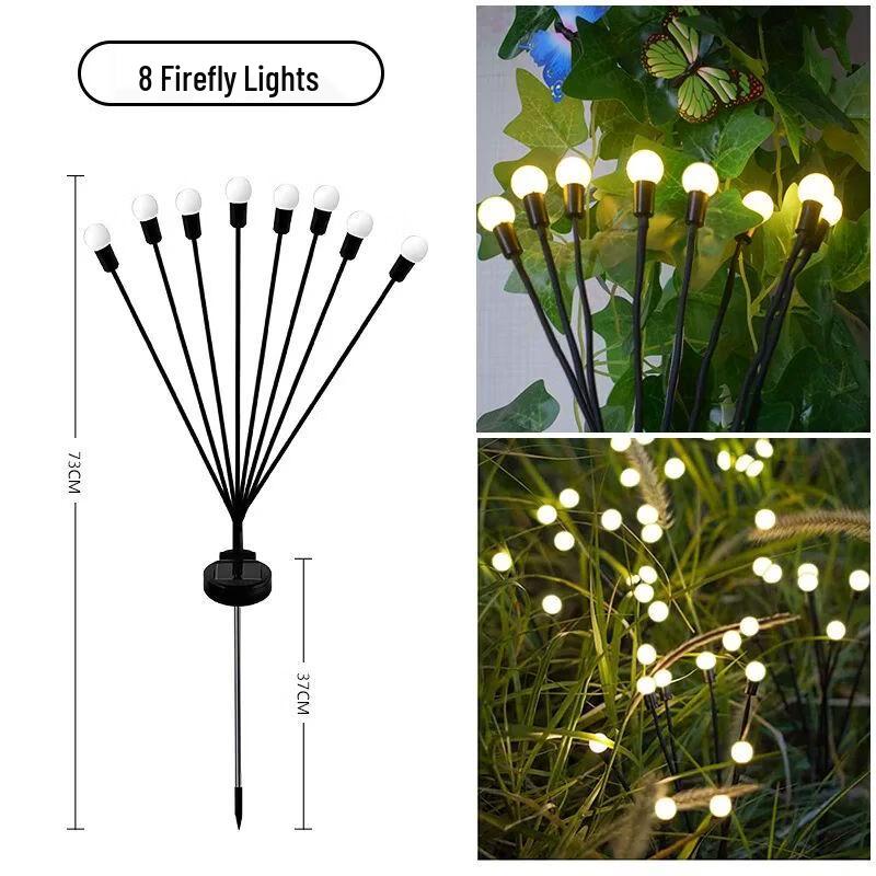 

Outdoor Mushroom & Firefly Landscape Lights