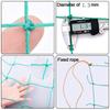 Filet grimpant jardin 5 x 2 m - maille 10x10 cm, polyéthylène vert pour tomates &amp; concombres