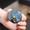 1PC Lucky Purple Clay Small Frog Statue Tea Pet Tea Art Ornaments Chinese Kung Fu Tea Handicrafts Ceremony Decor Accessories