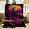 1pc Friday the 13th Outdoor Blanket Lightweight Flannel, All-Season Use for Sofa, Bed, Travel, Camping, Living Room, Office, Couch094