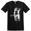 Chester Bennington Sänger T-Shirt mit Mikrofon Rockmusik Grafik-T-Shirt Geschenk Fan